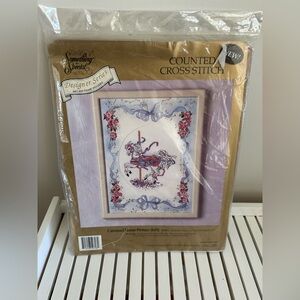 Something Special Carousel Horse  Cross-stitch kit vintage 1990s new in package